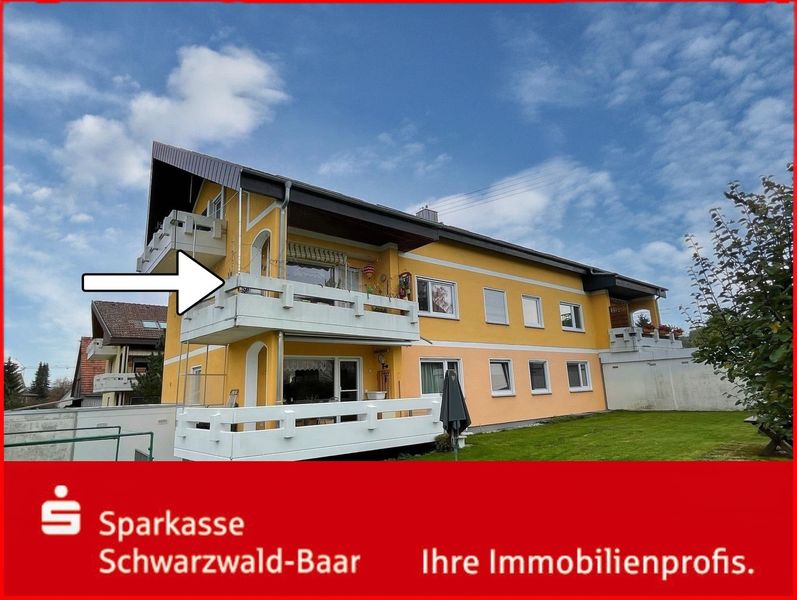 gepflegte 3,5-Zimmer-Wohnung mit Garage und Balkon